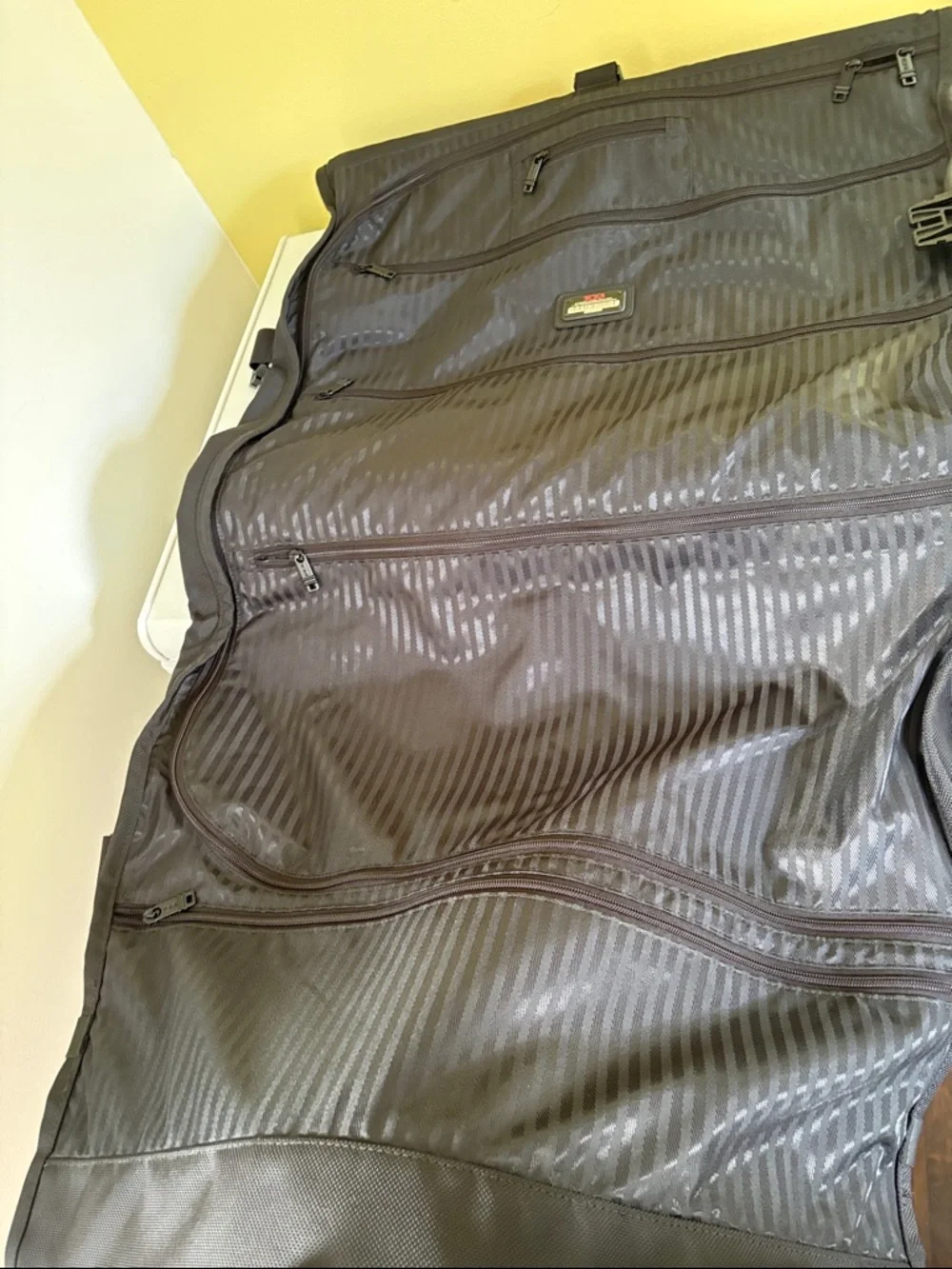 Tumi Black Ballistic Nylon Suiter Garment Bag